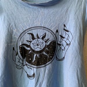 Women’s cropped muscle tank top